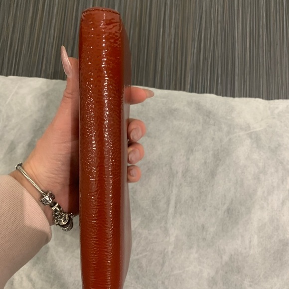 YSL brown/ orange long wallet - Picture 6 of 9